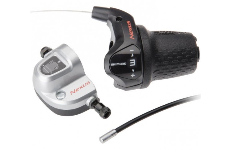Revoshift shifter 3 speed Shimano Nexus SL-3S42E with cables and clickbox - black (workshop packaging)