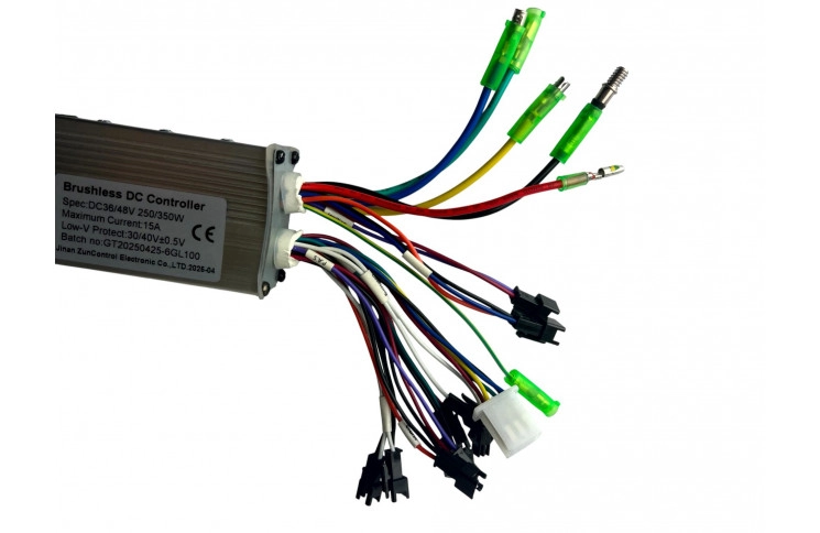 Motor Controller E-bike Borstelloze Speed Driver Dual Mode Sensor 36/48V 250/350W 15A BLDC