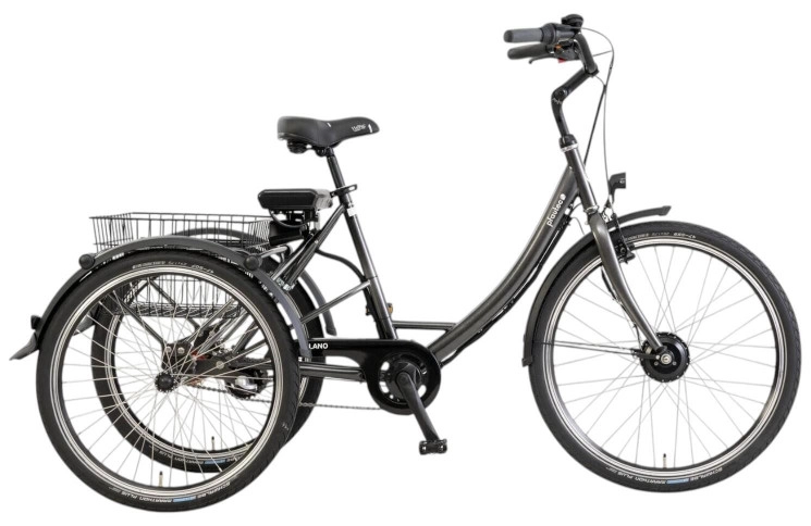 pfautec Elektrische shoppingfiets Lano FM №1 26"-24"/Onesize/3/grafiet metallic/02090067