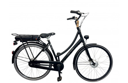 Damesfiets Cortina U1 E-bike W/al/stad/28/zwart/f50 (450Wh/10.4Ah/43V)
