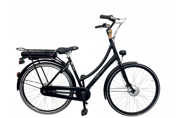 Damesfiets Cortina U1 E-bike W/al/stad/28/zwart/f50 (450Wh/10.4Ah/43V)