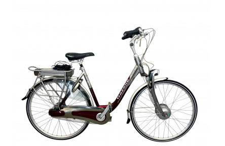 Woman's bicycle Gazelle Orange W/al/grijs-rood/28/stad/f53