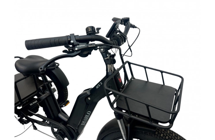 DIABLO E-BIKE, BIG FOOT, MATT-BLACK, 2x 1000692 ACCU 48V 10.4AH  499,2WH