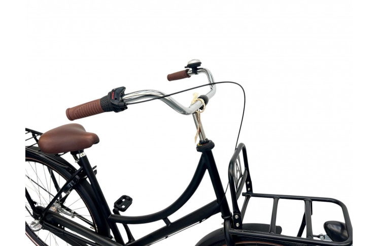 Woman's bicycle Avalon Pic-up staal dames Matzwart 50cm N3