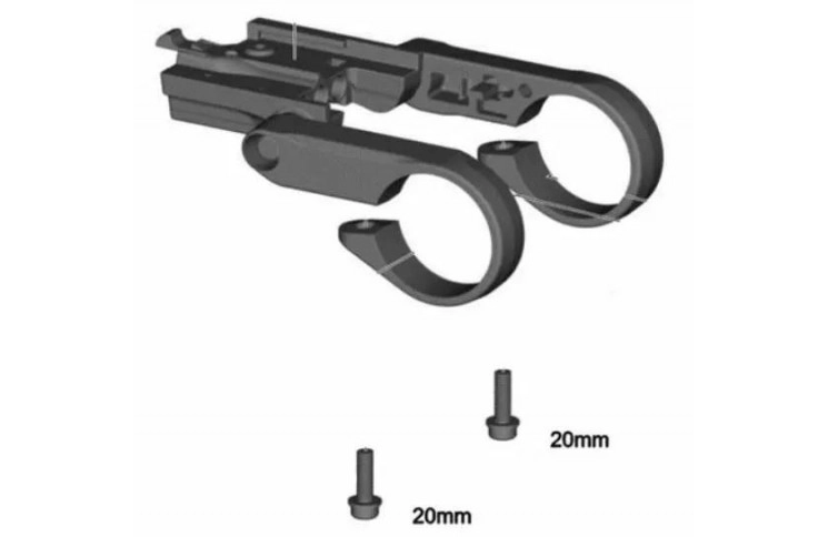 Shimano Steps display houder SC-E6000