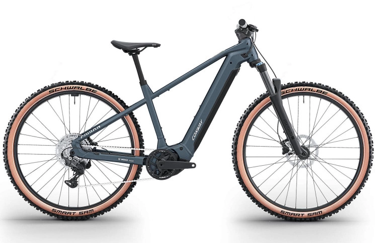 CONWAY Elektrische MTB Hardtail Cairon S 2.0 600 №1 29"/45cm-M/9/antraciet mat/02811056