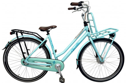 Damesfiets Gazelle Miss Grace w/blue/28/al/tr