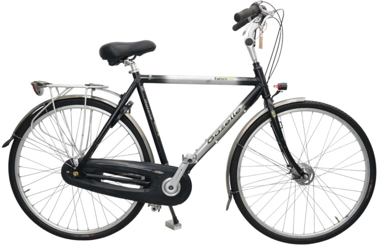 Herenfiets Gazelle Furore 28"/57cm/Zwart-grijs
