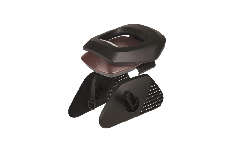 Bobike Junior achterzitje kleur: zwart/bruin drager montage