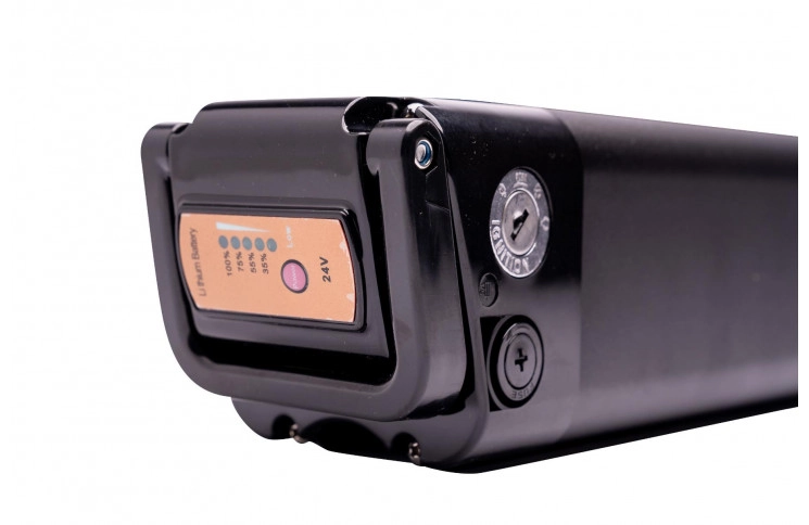 Silverfish Phylion fietsaccu 24V 15.6Ah (374Wh) zwart incl. nieuwe lader