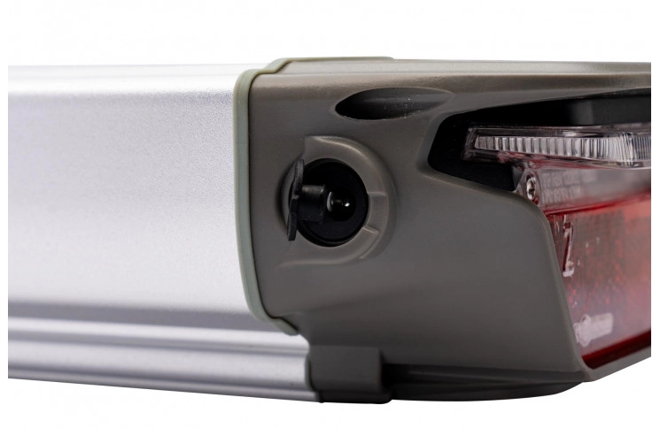 E-bikez, Flowbike TL-36V13Ah-LS 36V 13Ah 468W Silver Rear Rack Bicycle Battery with New Charger