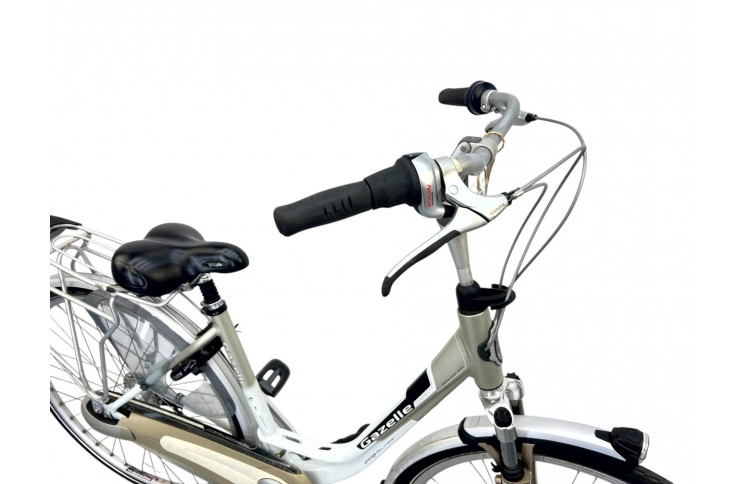Woman's bicycle Gazelle Orange Plus D/al/grijs-wit/28/stad/f46cm