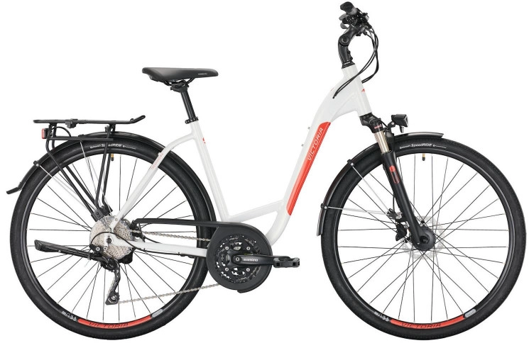 VICTORIA Trekkingfiets Trekking 8.6 28"/56cm-L/30/bianco wit/02980159