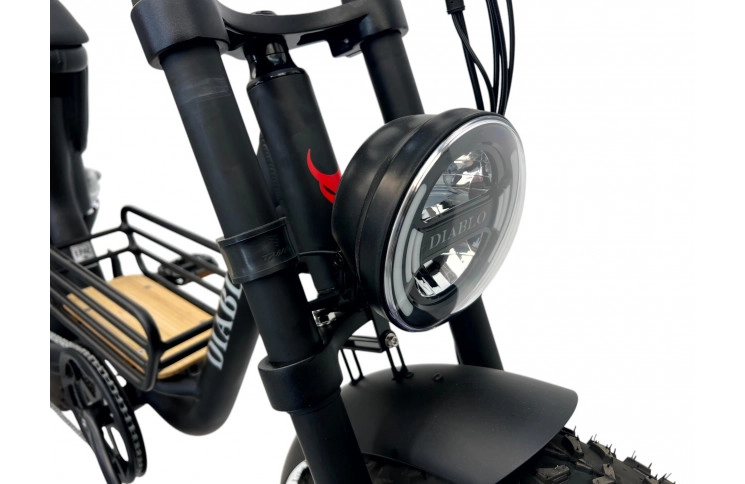 DIABLO E-BIKE, ZIPPER, 7SP SHIMANO, MATT BLACK, REAR SUSPENSION, 1000462 ACCU (15 Ah,48V,720 Wh)