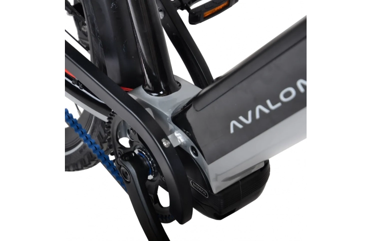 Avalon E-Pro Sport/Battery ST-NO10 21700 Samsung cells - 18.5ah/49 cm/Zwart-grijs/F476-variable