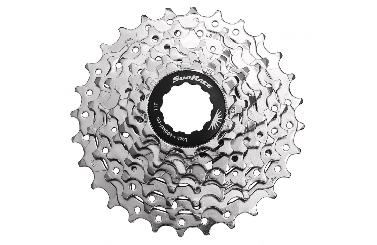 Cassette 8 speed Sunrace CSR86 12-25T - zilver