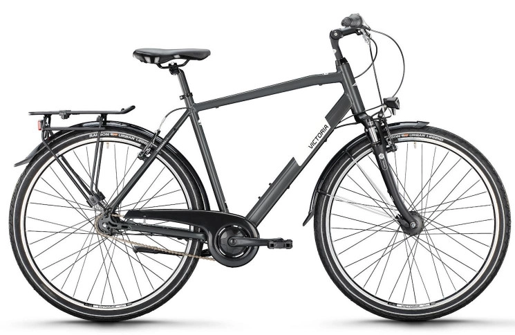 VICTORIA Trekkingfiets TREQANA 1 №1 28"/48cm-S/7/carbonietgrijs/02920872