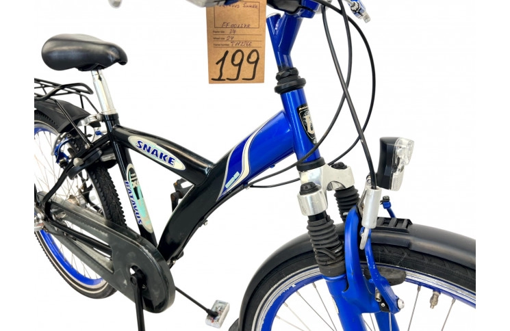 Jongensfiets Batavus Snake J/al/blauw/24/f37