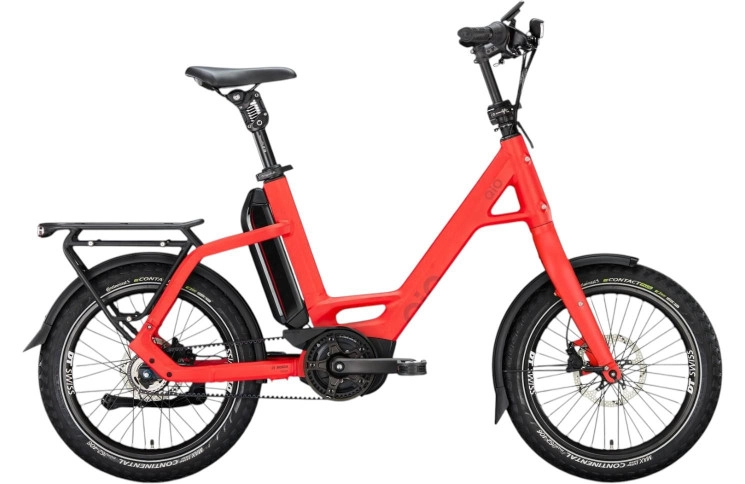 QiO Elektrische compactfiets EINS P-5 №1 20"/48cm/5/imola rood mat/02652046