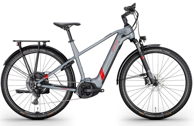 CONWAY Electric trekking bike Cairon T 2.0 625 SE №1 28"/57cm-XL/9/shadowgrey metallic matt - red metallic/02810533