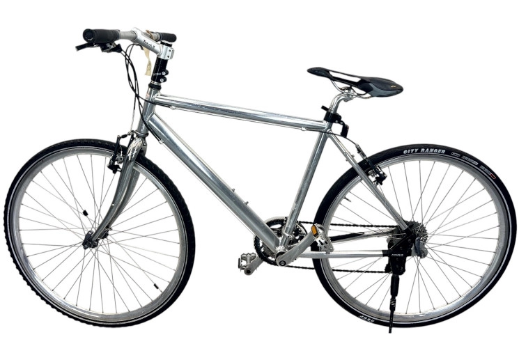 Herenfiets Silver 28"/51cm/grijs