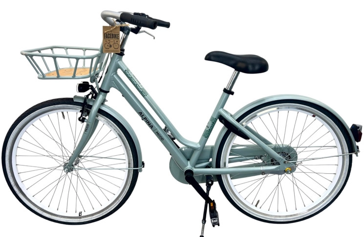 Meisjesfiets Alpina Mood 24"/40cm/oliva