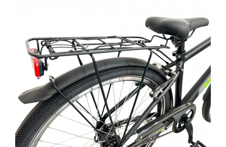 Boys bike Noxon RAD SWEEPER HE 26"/38cm FG/ND 7GG BLACK MATT