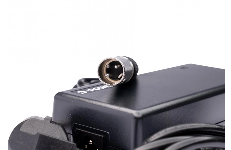 Universele lader 48V 2A ronde 3 polige XLR laadplug