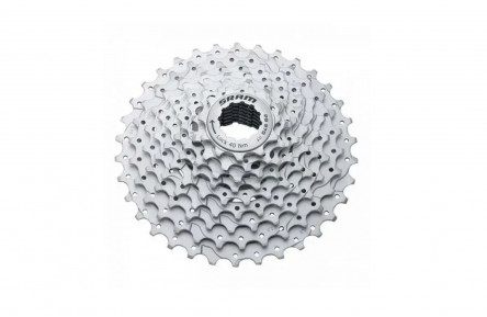 SRAM PG-970 CASSETTE 9-SPEED 11-34 TANDS ZILVER 00.0000.200.394