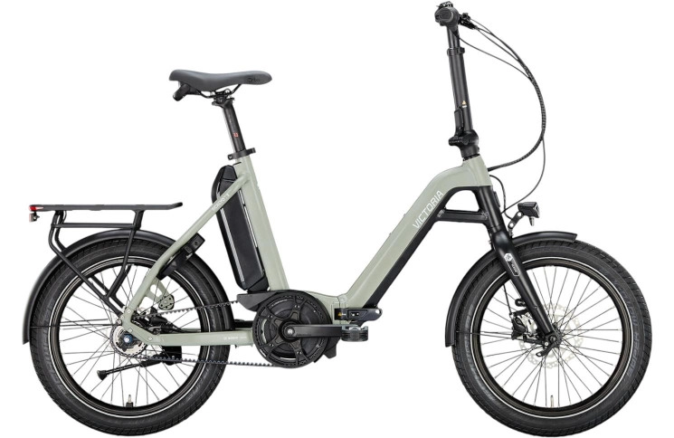 VICTORIA Electric folding bike Fylgran 3 №1 20"/45cm-Onesize/5/concrete grey/02920002