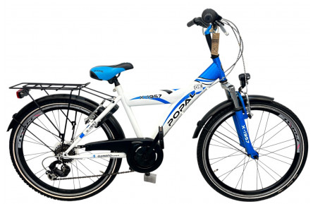 Jongensfiets Popal X1957 J/al/bl-wit/24/f40