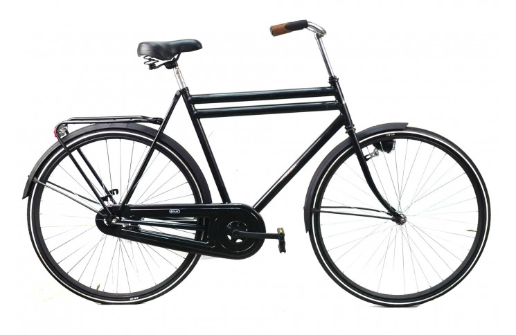 Man`s bike On The Road