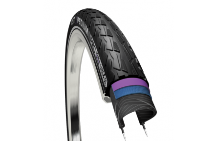 Buitenband CST Xpedium Ampero C1880 28 x 1.40"/ 37-622 voor e-bikes - zwart met reflectie