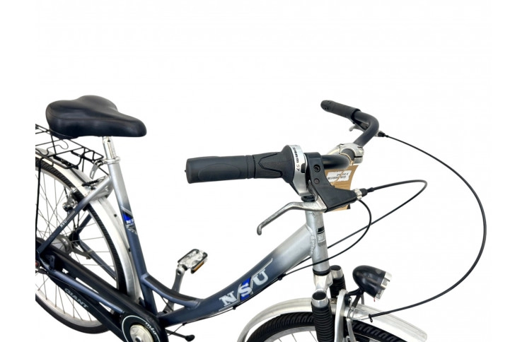 Damesfiets NSU 28" 56 blauw-grijs