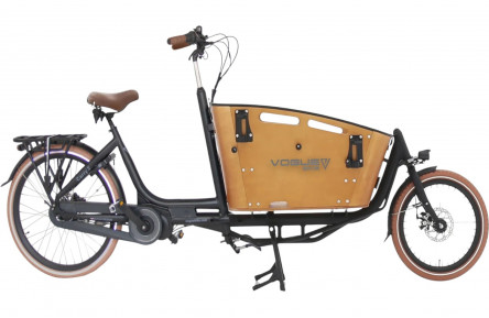 E-CARGO Vogue Carry 2 8 26"-20"/50cm/Matt-black-brown/36V 15Ah 540Wh Ananda M81 LCD