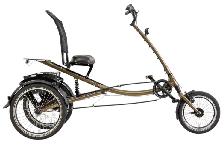 pfautec Shoppingfiets Scootertrike №1 16"-20"/Onesize/7/bronsgoud mat/02090064