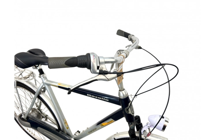 Men's bicycle Gazelle Chamonix 28" 58 cm grey/blue