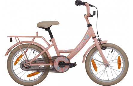 Meisjesfiets 18" BikeFun Flower Fun Girls, roze