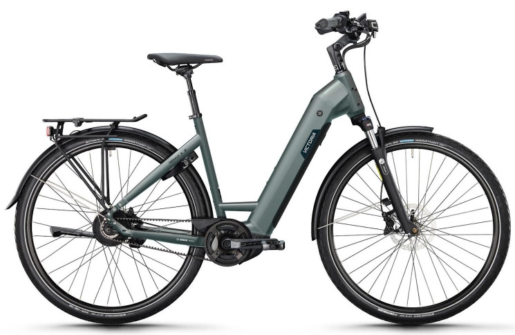VICTORIA Electric trekking bike Tresalo 7 №2 28"/44cm-S/5/topas blue matt/02921209