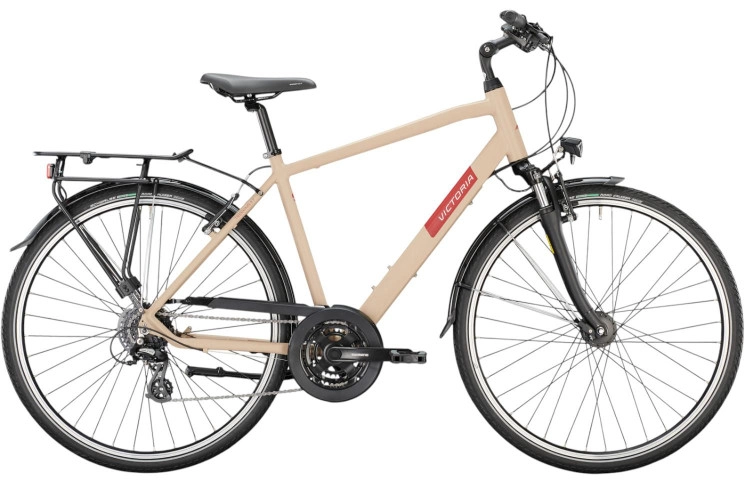 VICTORIA Trekkingfiets Trekking 2.7 28"/51cm-M/24/grijsbeige mat/02979235