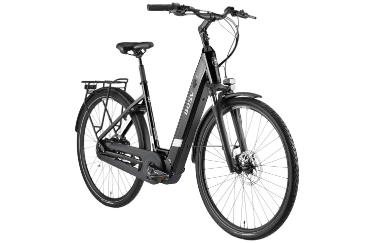 E-Bike BESV CT 2.3 LS 28"/55cm-L/Nacht-zwart/504Wh/Shimano E5000/250W/40Nm