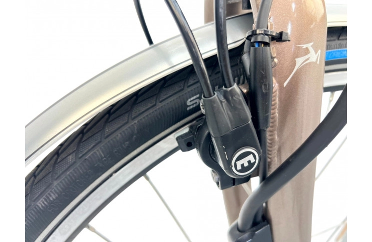 Herenfiets Gazelle Ultimate H/al/bruin/28/stad/f57 (36V 11.25Ah 405Wh)