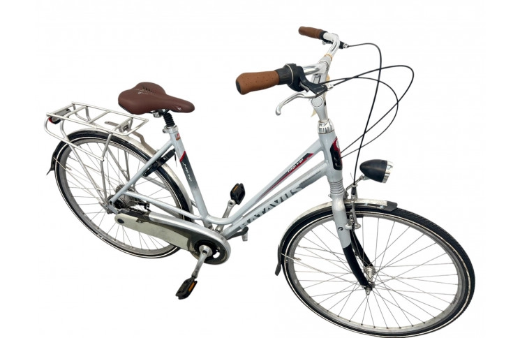 Woman's bicycle Batavus Fuego w/silver/sity/al/28/53