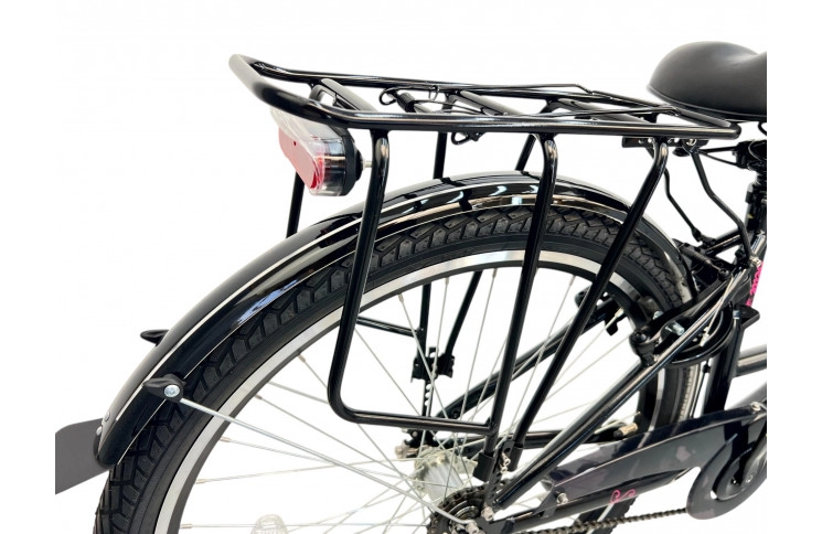 Damesfiets Altec Belle 26"/40 cm/Zwarte Zalm/25842