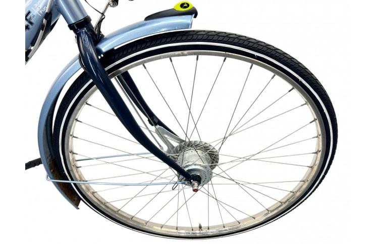 Woman's bicycle Gazelle J4F W/st/blauw/28/stad/f57