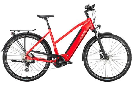 VICTORIA Elektrische trekkingfiets TRESALO 14 28"/53cm-L/10/fuego rood mat/02981256