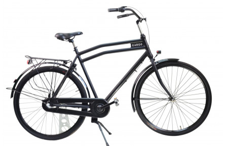 Herenfiets Cargo Black 28"/53cm/Zwart