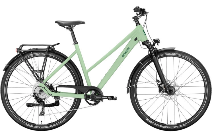 BRENNABOR Trekking bike T-60 №1 28"/50cm-M/24/pale green - forest matt/02510325