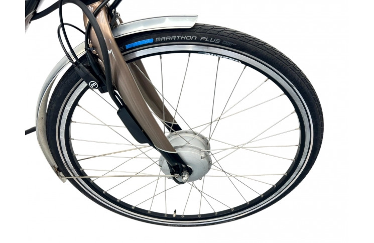 Herenfiets Gazelle Ultimate H/al/bruin/28/stad/f57 (36V 11.25Ah 405Wh)