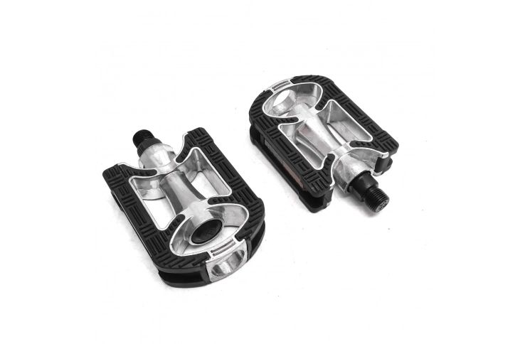 FALKX Alloy pedalen 9/16" zwart-zilver